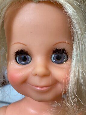 Ideal Toy VELVET Doll 1960  1969 Blonde Hair Lavendar Eye 10- BYE 1960 GH-15-H